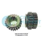 Блок шестерен ТТ-4 первой и второй передачи Z=21, Z=23